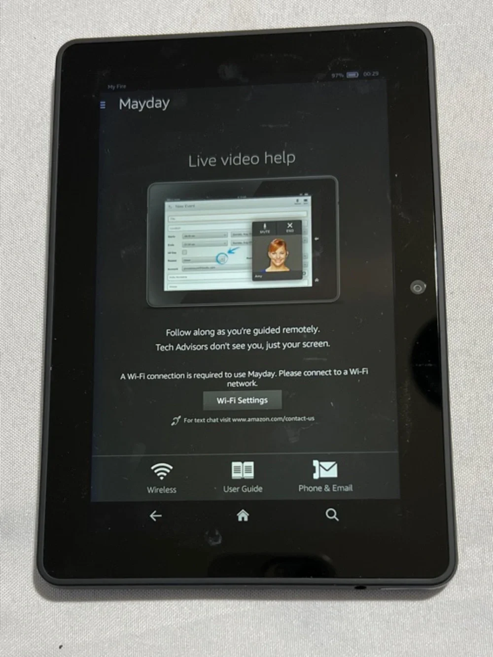 Amazon Fire HDX (3rdGeneration) in Black